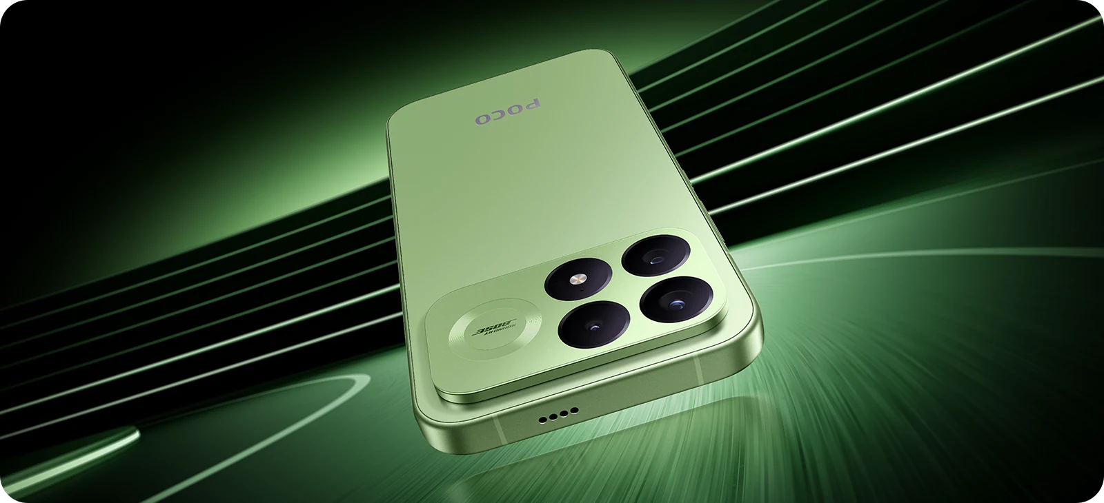 POCO F9 Pro — Aurora Green